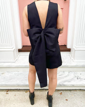 Load image into Gallery viewer, Blazer Mini Dress with Back Bow
