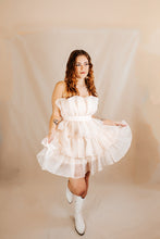 Load image into Gallery viewer, Dancing Queen Organza Ruffle Mini Dress
