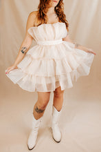 Load image into Gallery viewer, Dancing Queen Organza Ruffle Mini Dress
